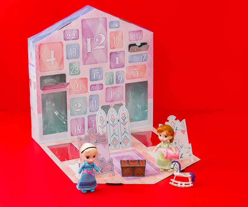 アナと雪の女王の人形入りクリスマスアドベントカレンダー