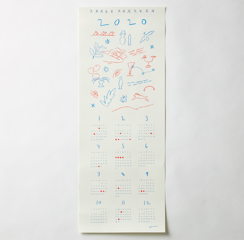 iwaya kaho 2020年カレンダー