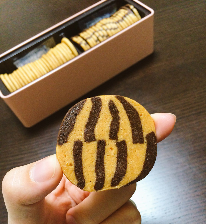 東京都のお土産　山本道子の店のマーブルクッキー