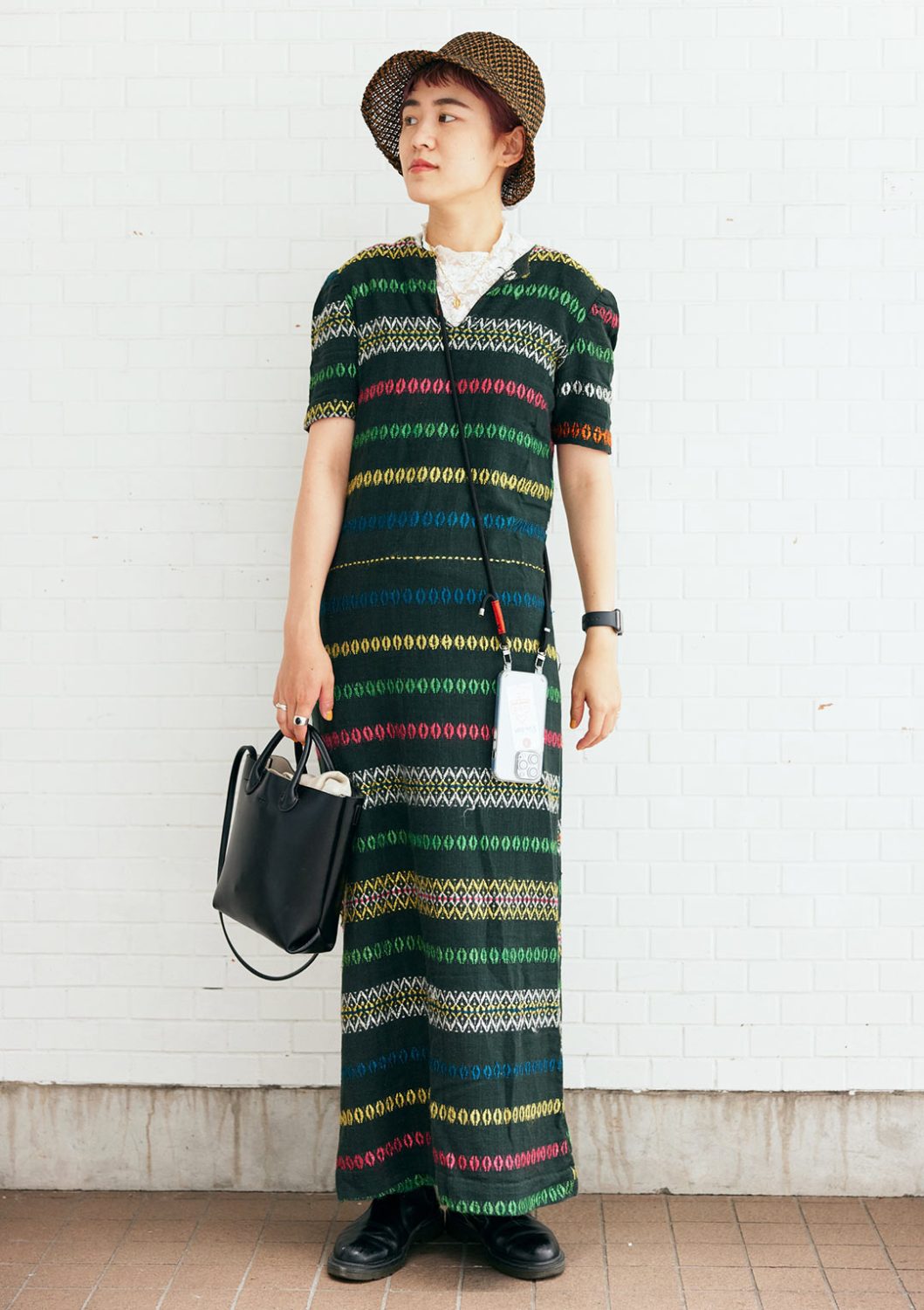 【カラフルな親子コーデ】透かし編みハットで夏を満喫