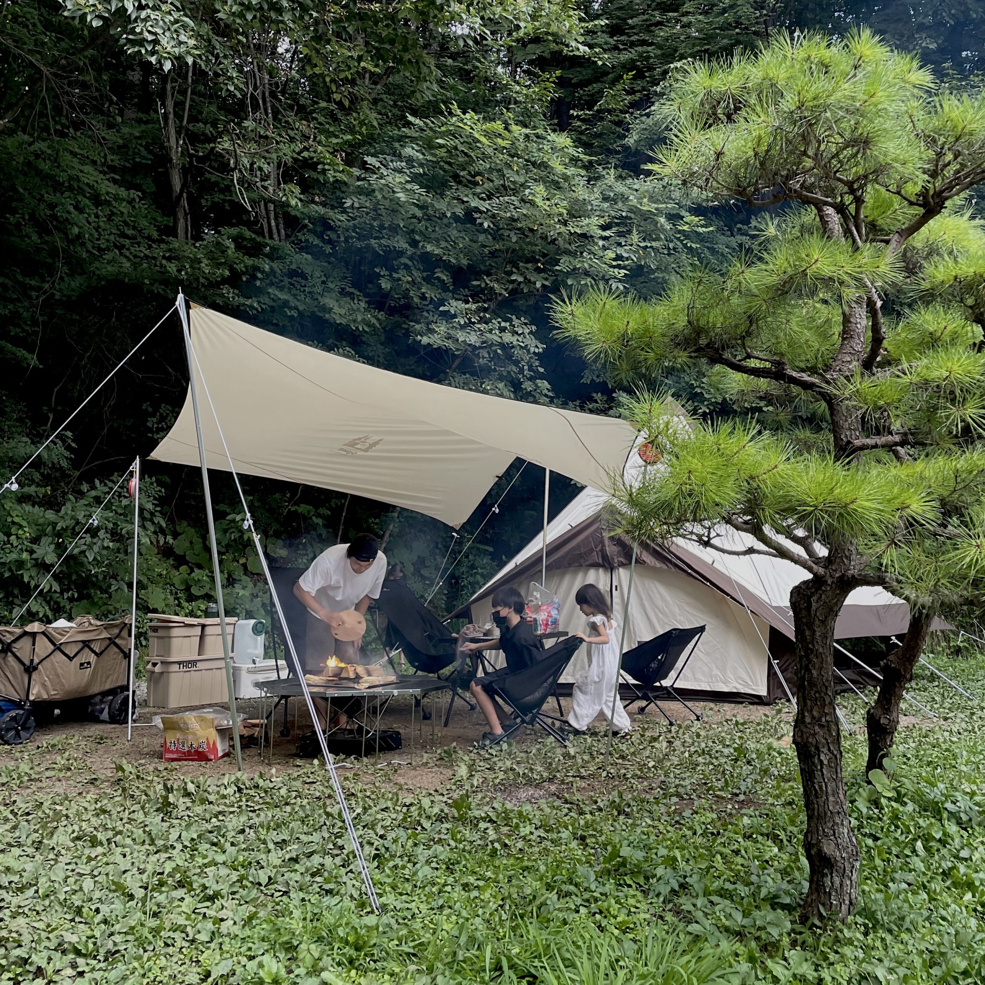 初心者におすすめ！群馬県「星の降る森」でのんびり子連れキャンプ 