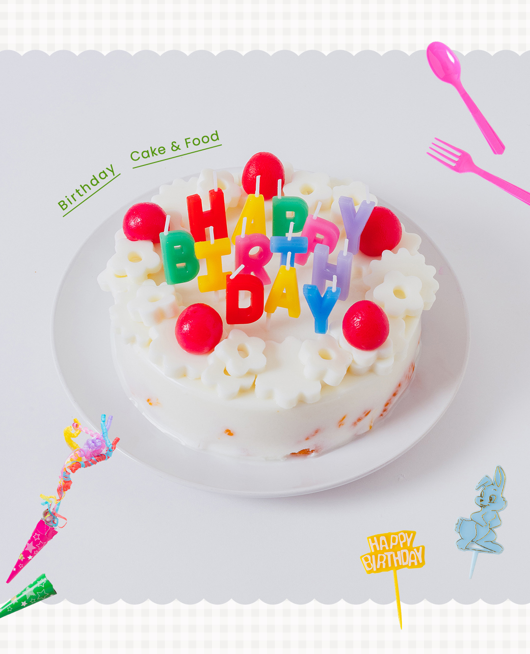 簡単なのに最強に可愛い♡ 子どもの誕生日ケーキ&フード