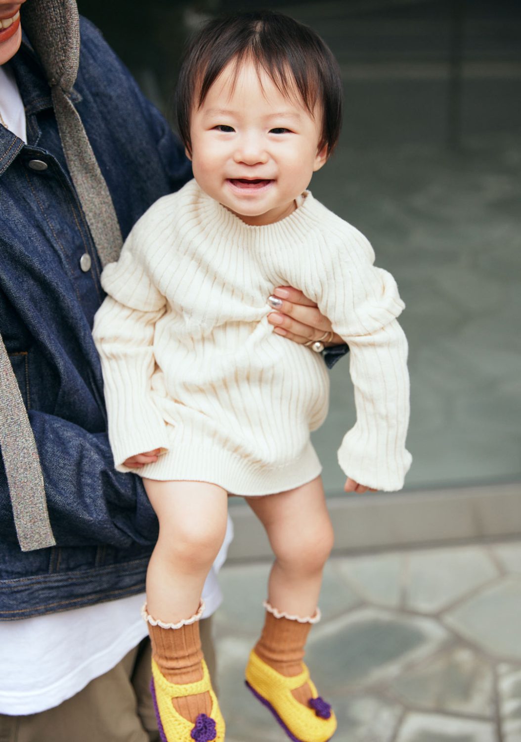 フライトキャップがポイント! 古着を取り入れた秋のお出かけコーデ♪