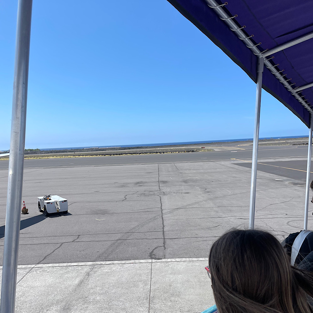 4歳児子連れ海外旅行！ハワイ島6泊8日の旅！ドキドキの出発日編ブログ！オアフ島からハワイ島へ乗り継いでやっと到着！ハワイ島の空は青い！