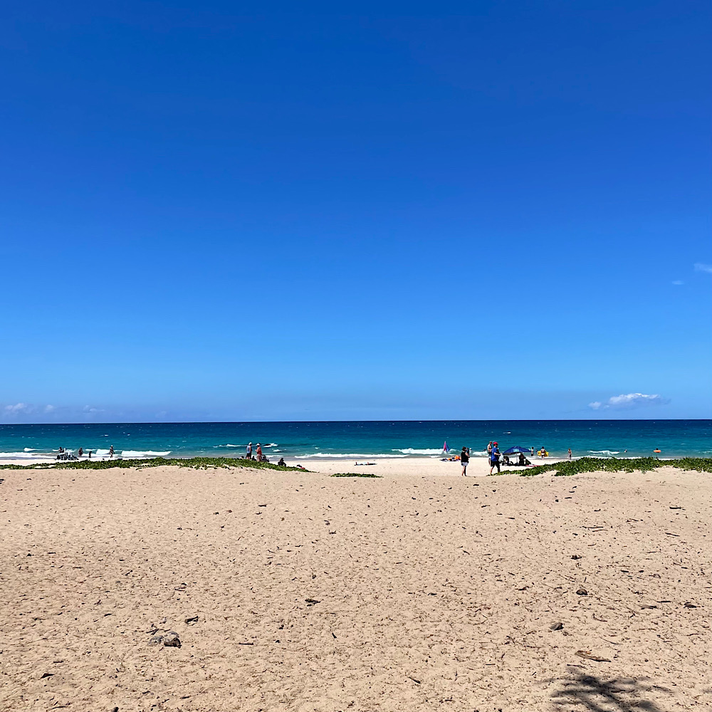 家族で楽しめる！ハワイ島おすすめスポット紹介♪ハプナ・ビーチはハワイ島最大のビーチ！真っ白な砂浜が美しい！世界のベストビーチトップ10にも常連でランクイン。とっても美しい！