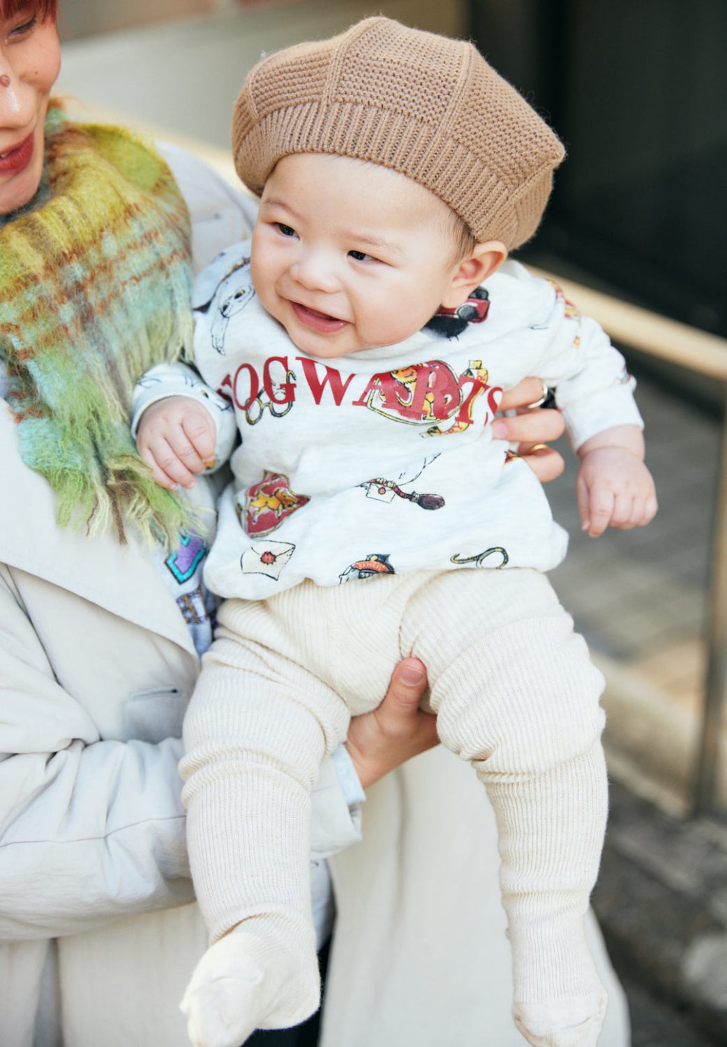 イエロー×ブルーで爽やかな家族コーデ。キッズは『ザラ』をおしゃれに着こなし！