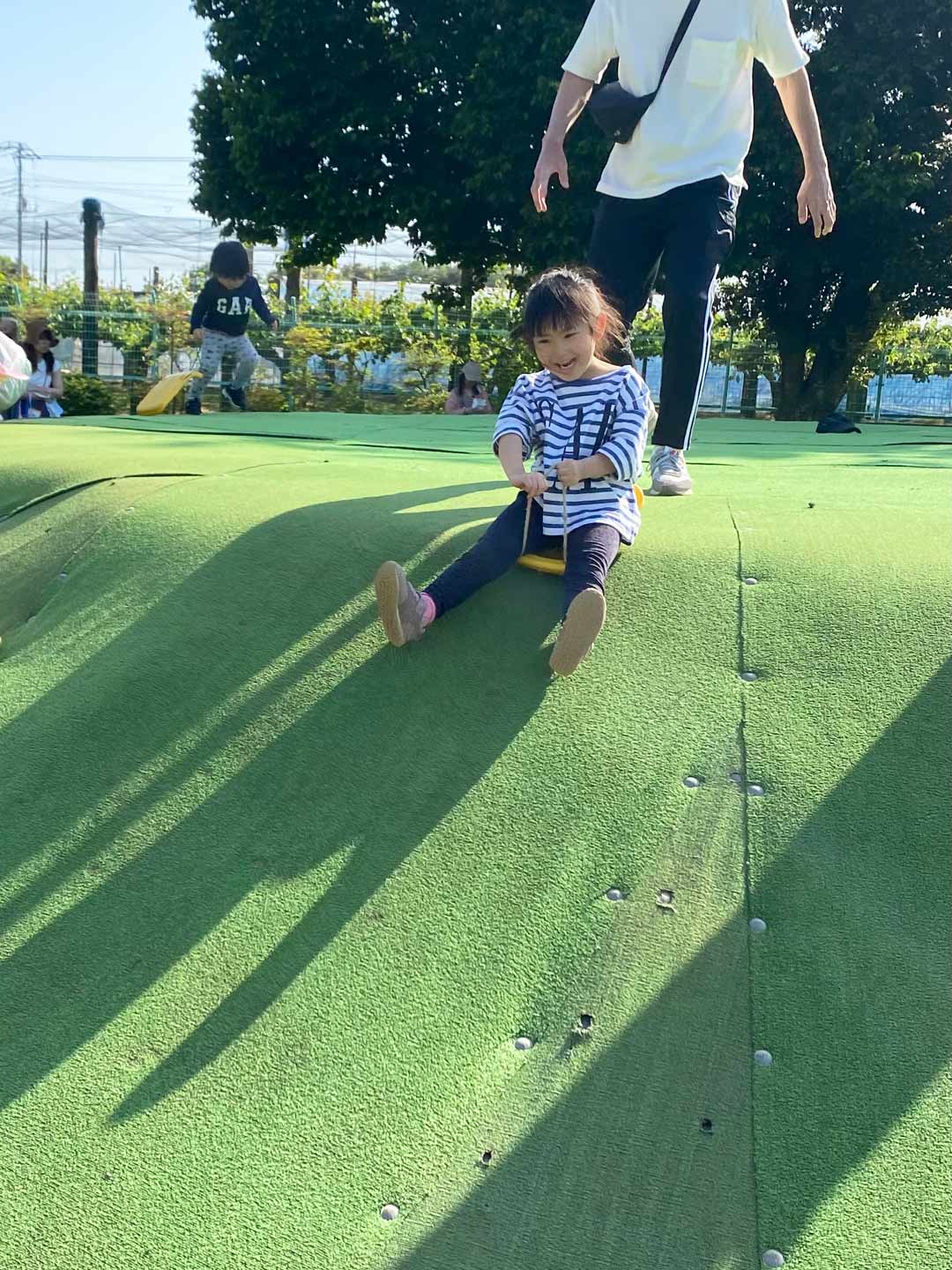 市川市動植物園 子連れ アスレチック 滑り台 そり遊び