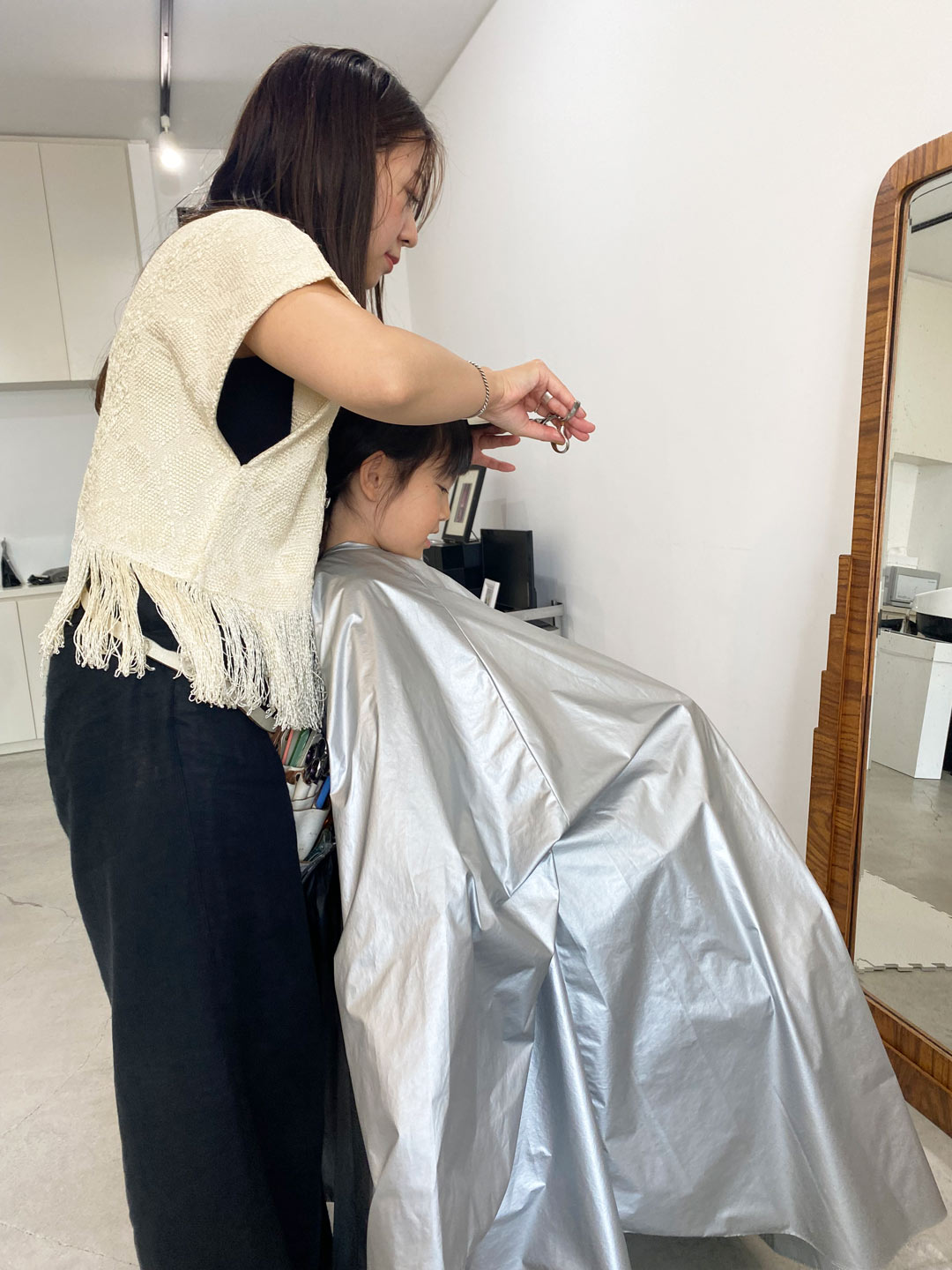 白金台 恵比寿 広尾 子連れOK 美容室 Plastique キッズカット ヘアアレンジ