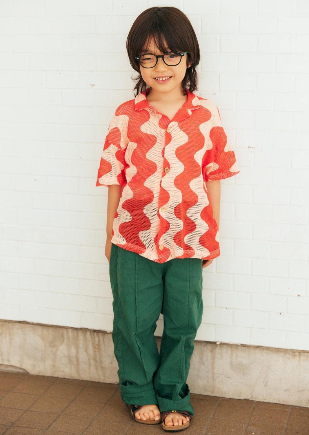 海外子ども服×プチプラMIXコーデが可愛い！ パワフルな赤でカラーリンク♪