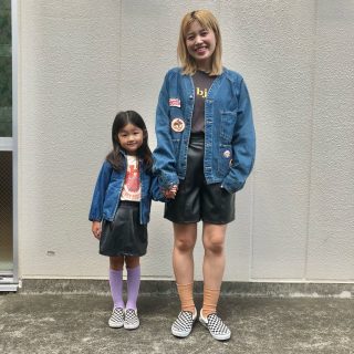 【GU新作】この秋オススメ◎レザーアイテムで親子リンクコーデ!