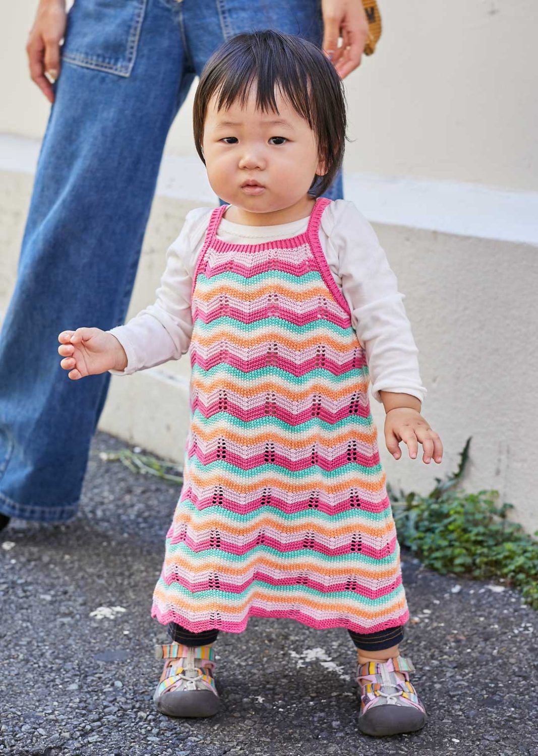 デニム好きファミリーのリンクコーデ♪ キッズはプチプラをおしゃれに着こなし！