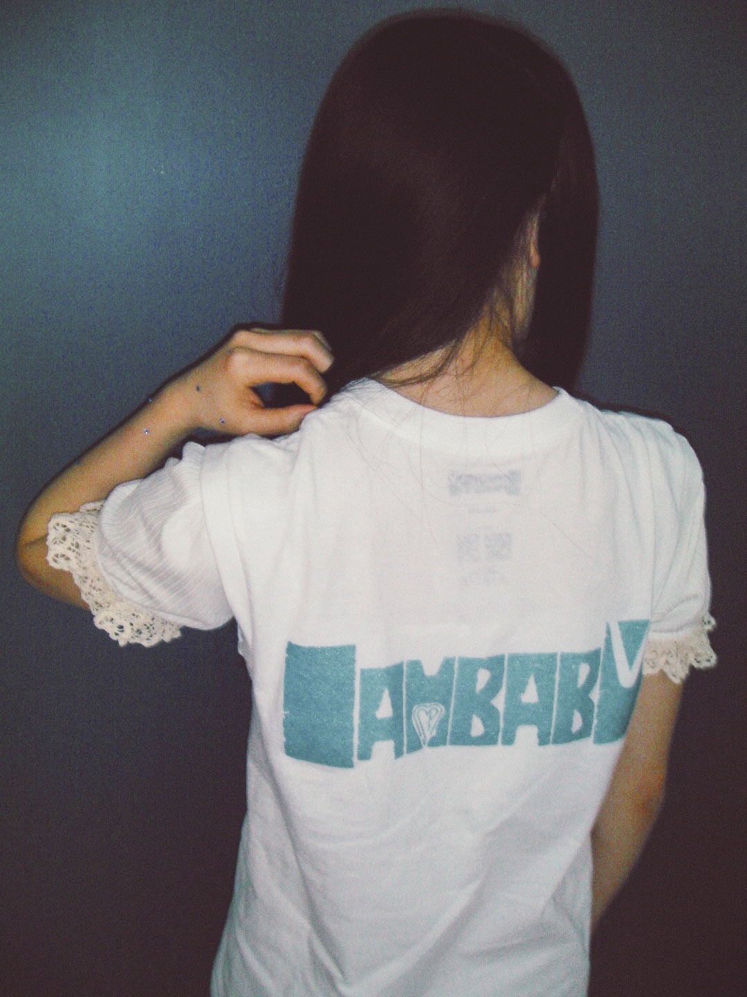 BABY × vintage boutique IAM コラボTシャツ 白