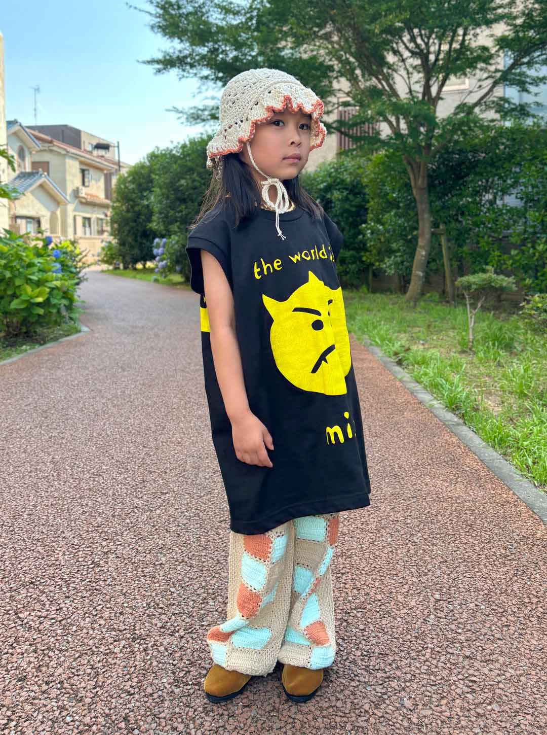 BABY × vintage boutique IAM コラボTシャツ 黒 キッズ