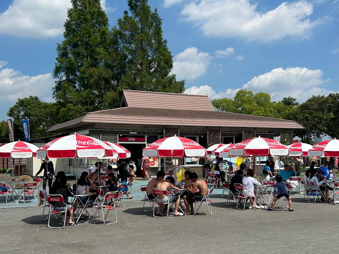 しらこばと水上公園 埼玉 越谷 子連れ 軽食 売店 パラソル