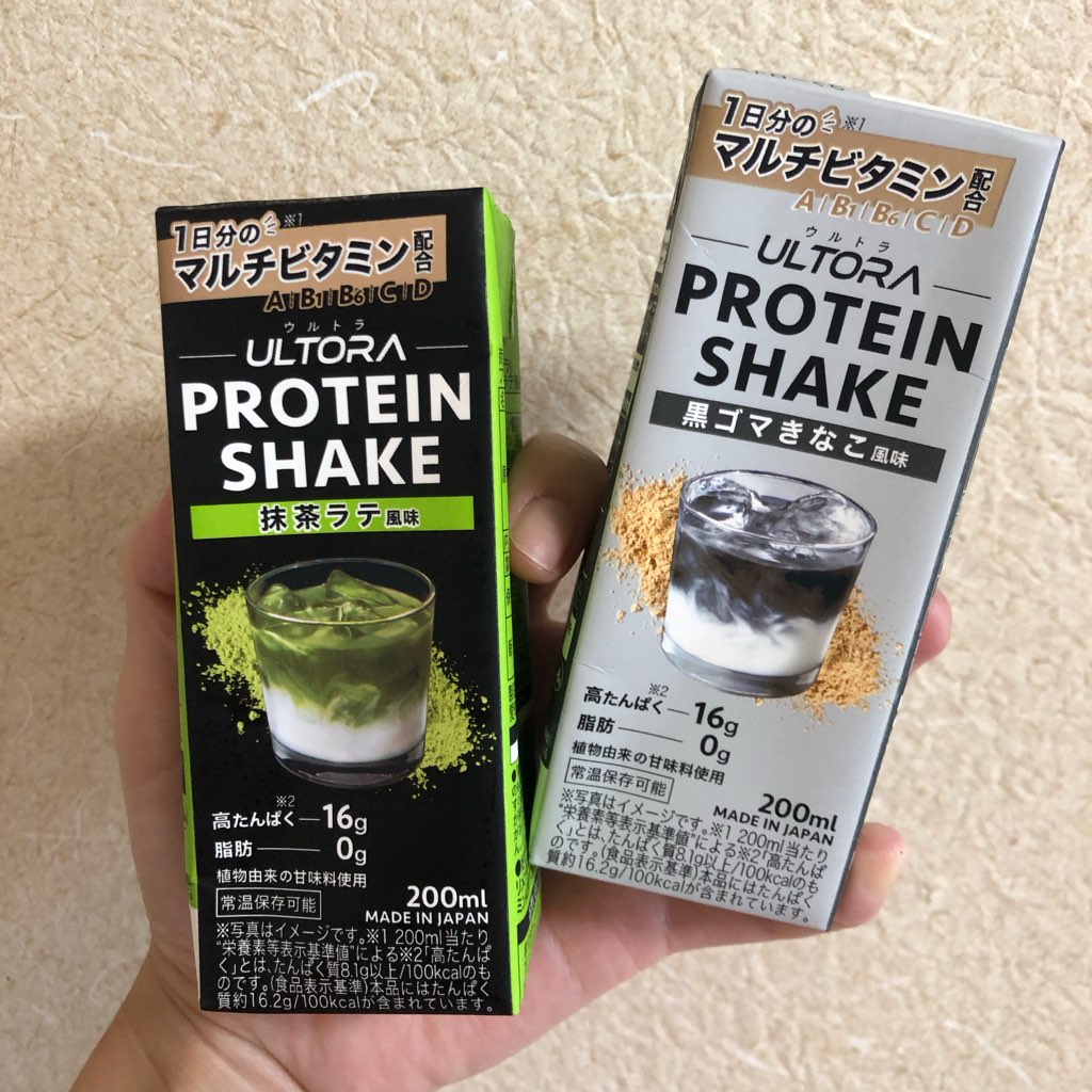 ダイエット中のおやつに手放せない！コンビニで手軽に買えるULTRA「PROTEIN SHAKE」