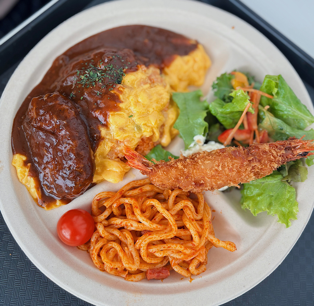 【日本科学未来館】7F展望ラウンジレストランがリニューアル!カフェテリアブルー。洋食プレート