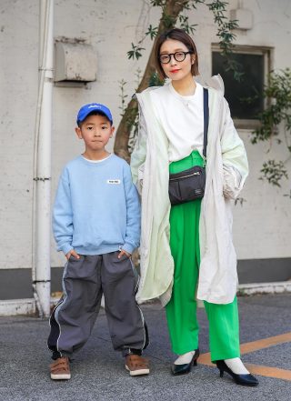 軽やか素材で春気分♪ バランス感あるカラーコーデは必見