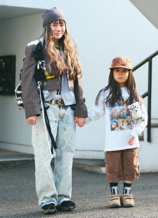 古着上手な春の親子コーデ！ ひとくせアイテムがサマ見えのコツ