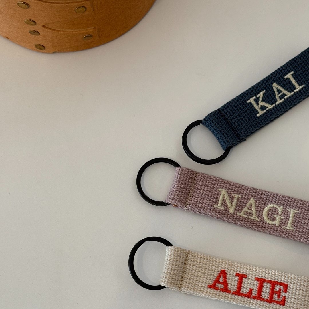 新学期の名前つけにも大活躍！おしゃれで実用的な「刺繍ネームタグ」