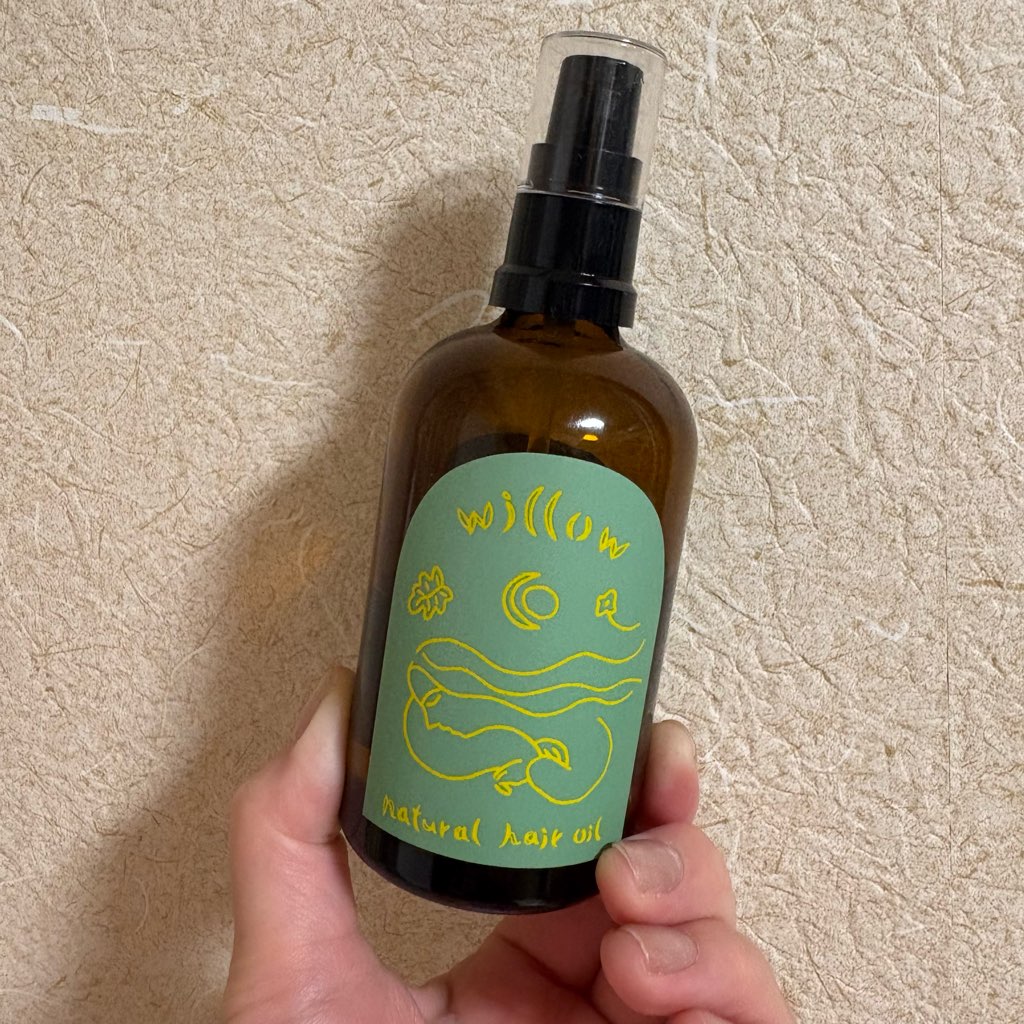 紫外線・湿気対策に！ナチュラルヘアオイル「willow」は親子で使えておすすめ