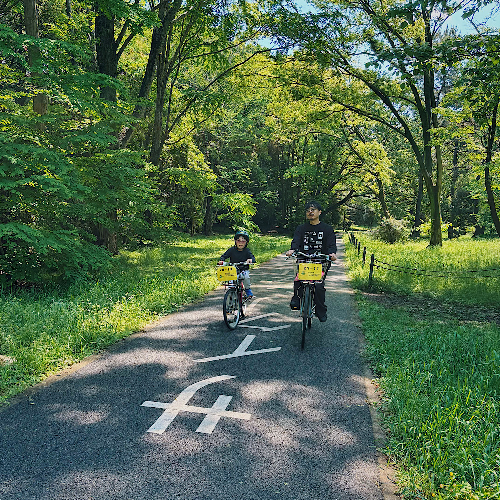 【1時間210円】自転車デビューに最適!『代々木公園サイクリングセンター』の森林浴サイクリングが最高!