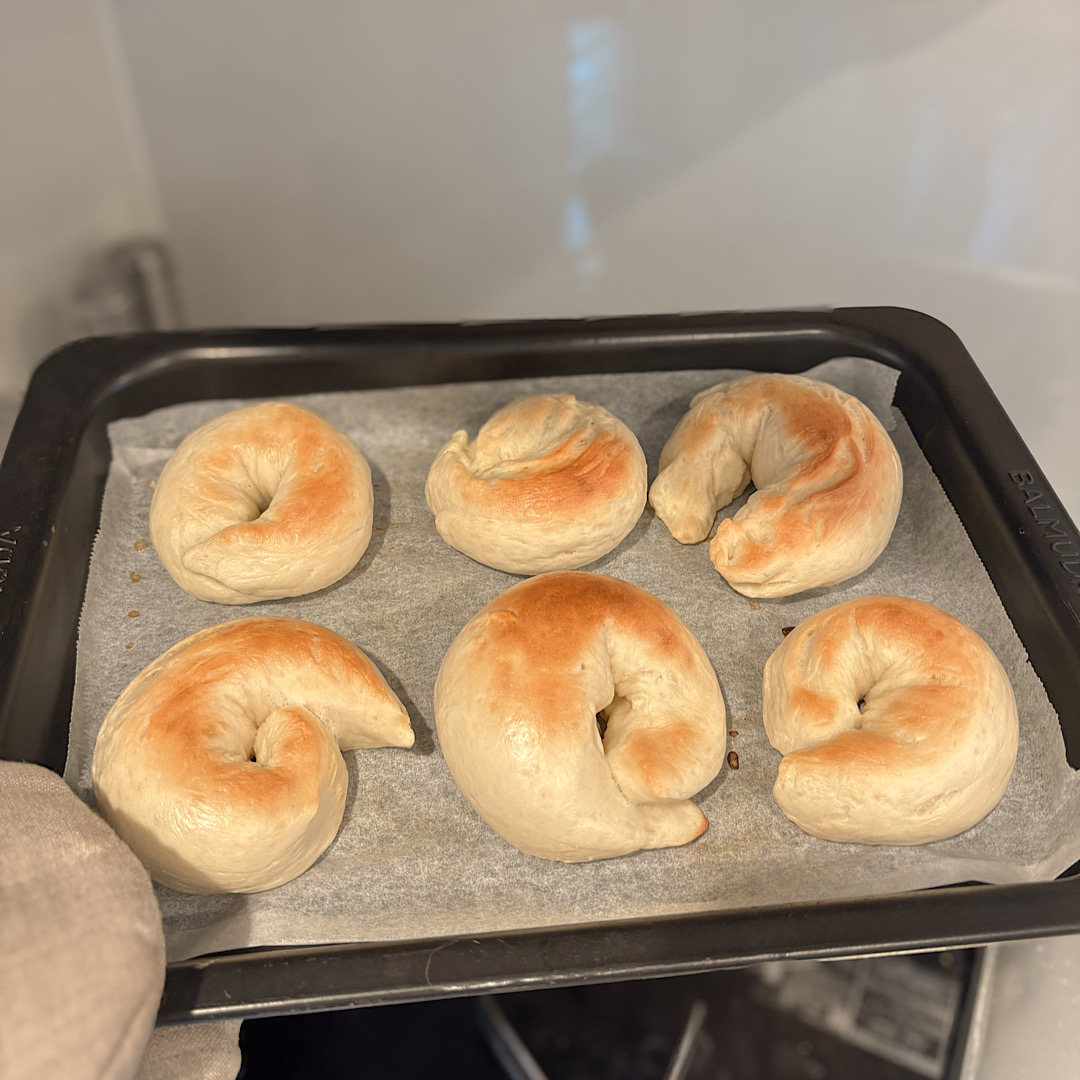 焼き上がったベーグルがこちら