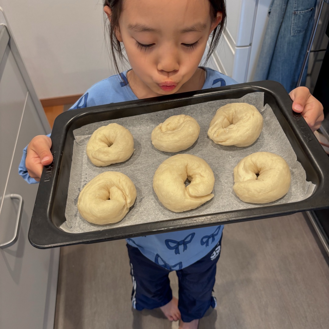 材料たったの５つ！親子で簡単ベーグルレシピ