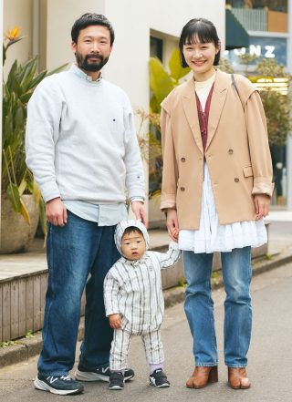 キッズの爽やかストライプが主役！ ママパパは旬なデニムをシェア