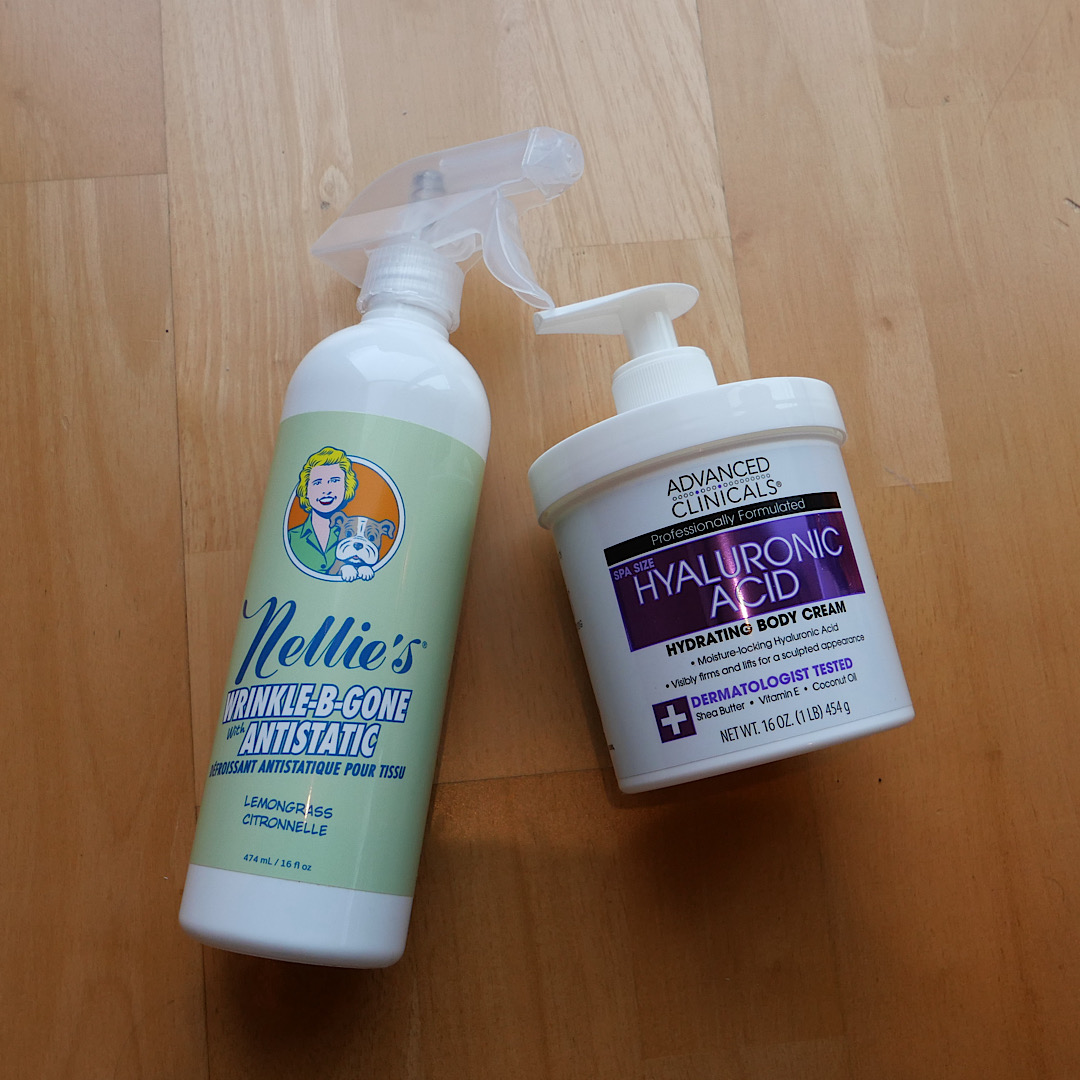 iHerbで購入した洗濯用スプレーとボディクリーム