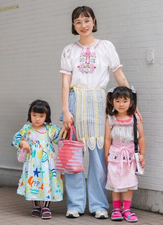 親子でエプロンをシェア！ ヴィンテージ×プチプラの技ありコーデ