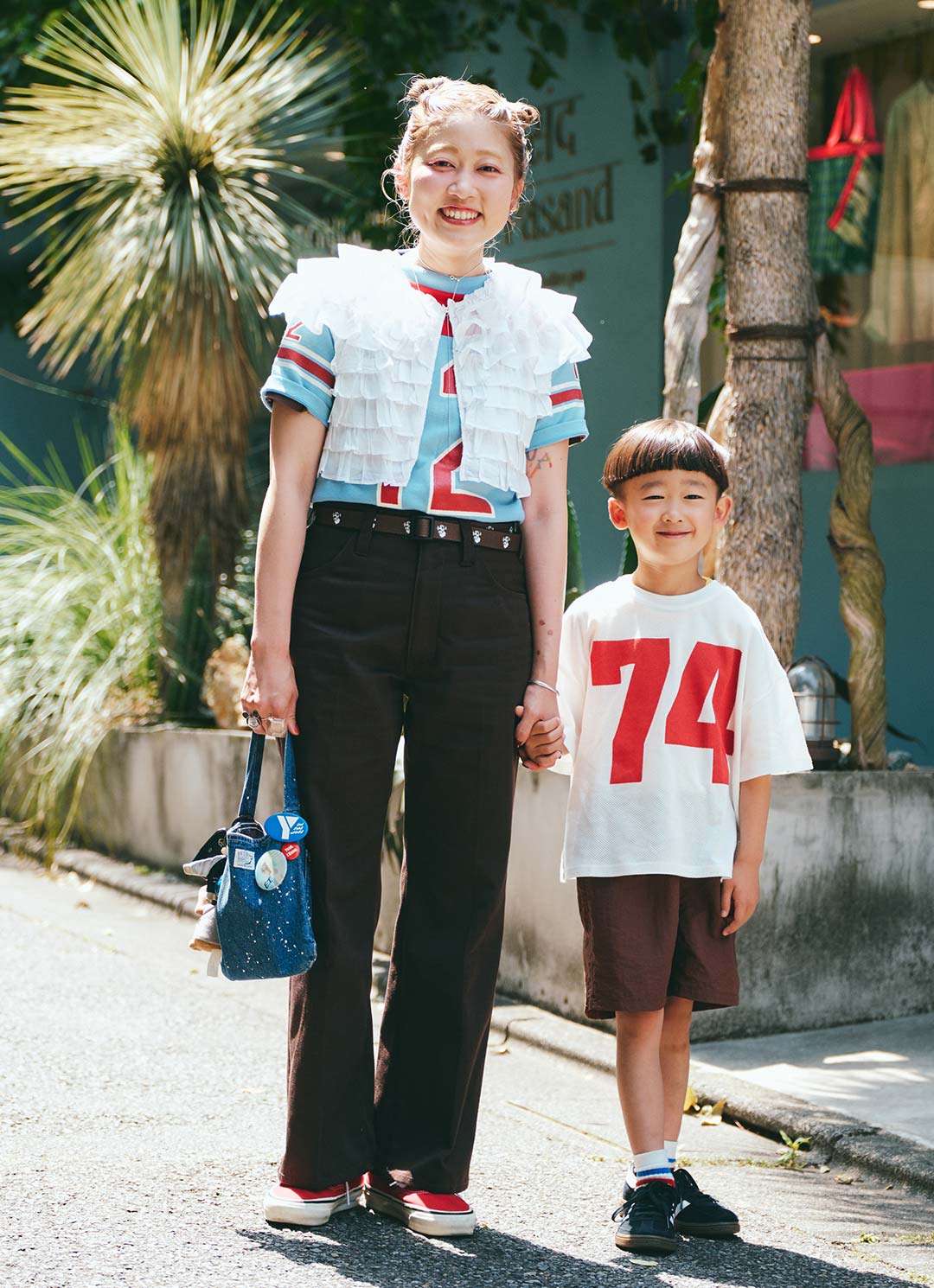 ナンバリングTシャツをシェア！ 親子でアメカジムードをエンジョイ