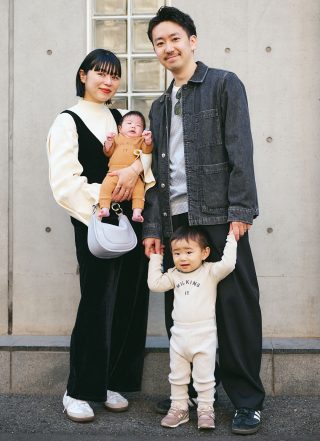 セットアップで兄妹リンク！ 街に行ける洗練カジュアルコーデ
