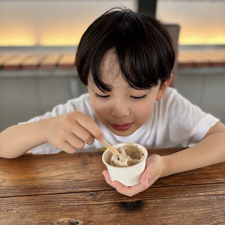 家族で楽しめる【チームラボプラネッツ豊洲】Open Airで食べられるヴィーガンアイスが美味しい!