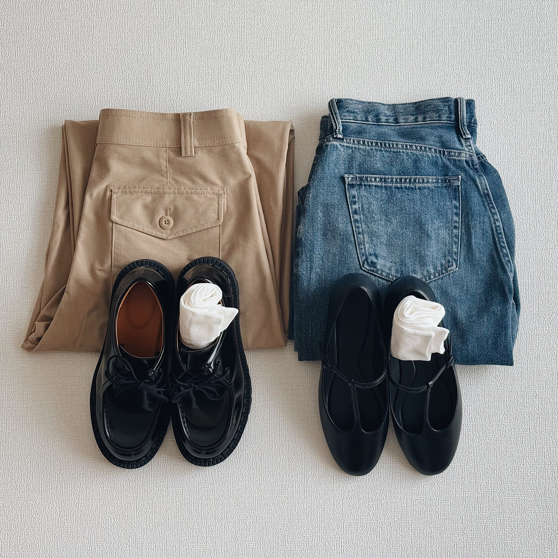 【UNIQLO:C】新作シューズ&パンツでつくる! 秋コーデ高見えアイテム4選