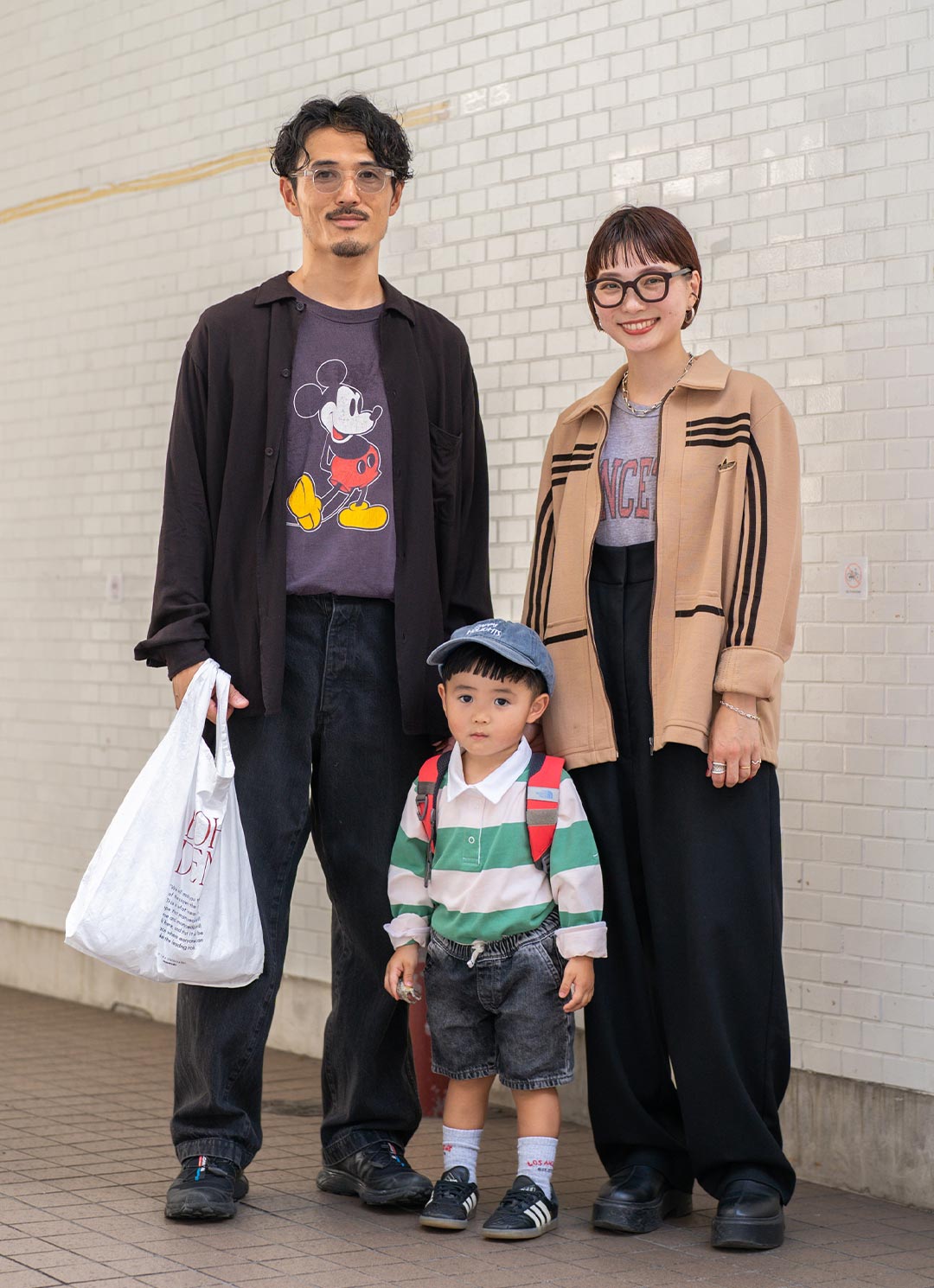 ヴィンテージ好きな家族コーデ！ スポーティ小物で旬度アップ