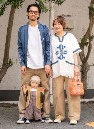 『コンバース』で家族リンク! 上品アイテムが引き締め役