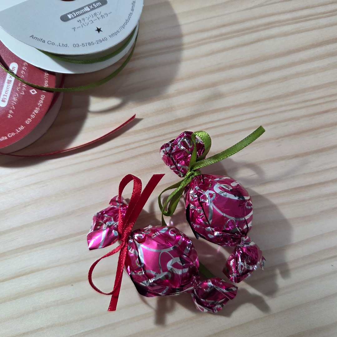 100均　クリスマスラッピング