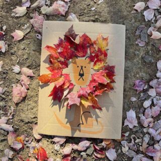 【材料3つだけ】秋を感じる紅葉の工作「葉っぱアート」を子どもとチャレンジ！