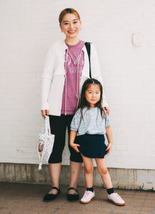 リンクコーデの正解バランス。トーンを揃えて統一感アップ！