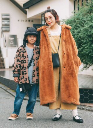 プチプラMIXでつくる冬コーデ！ ボアアウターを仲良しシェア