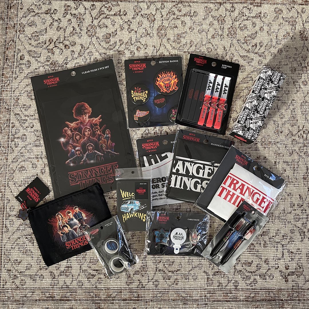 完売続出!3COINSのストレンジャー・シングス グッズが日常使いできるアイテム勢揃い!