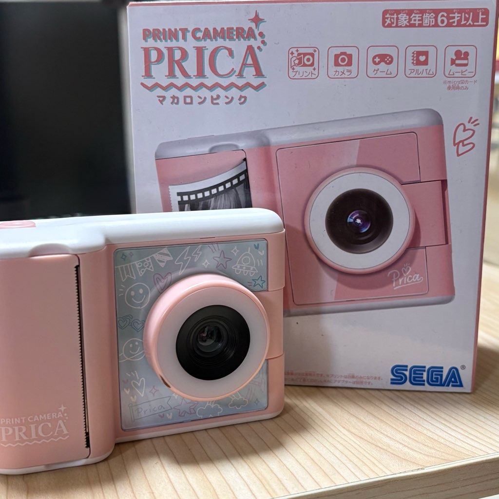 
プリカ
PRICA
おもちゃカメラ
アナログカメラ
セガトイズ
その場ですぐプリントできる
キッズカメラ