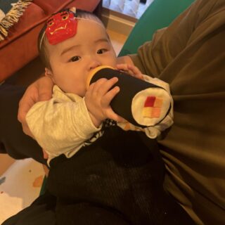 今年の恵方は南南東！【節分】100均アイテムで哺乳瓶を恵方巻きデコしちゃお！