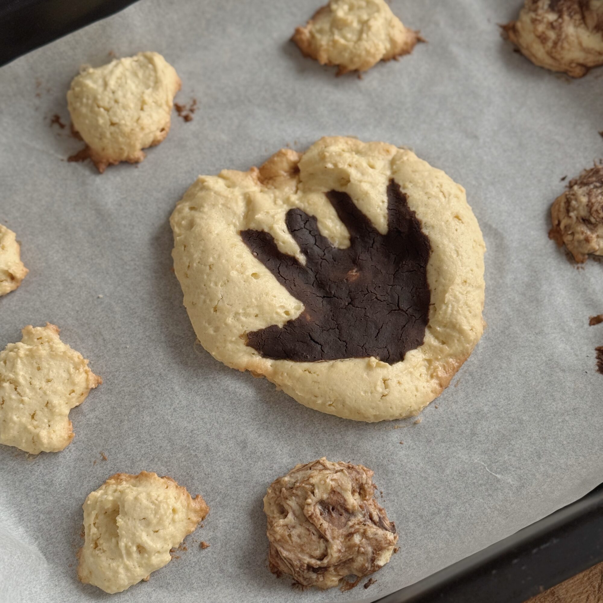 【バレンタイン】料理は最高の知育！？ 1歳児とつくる簡単手形クッキー