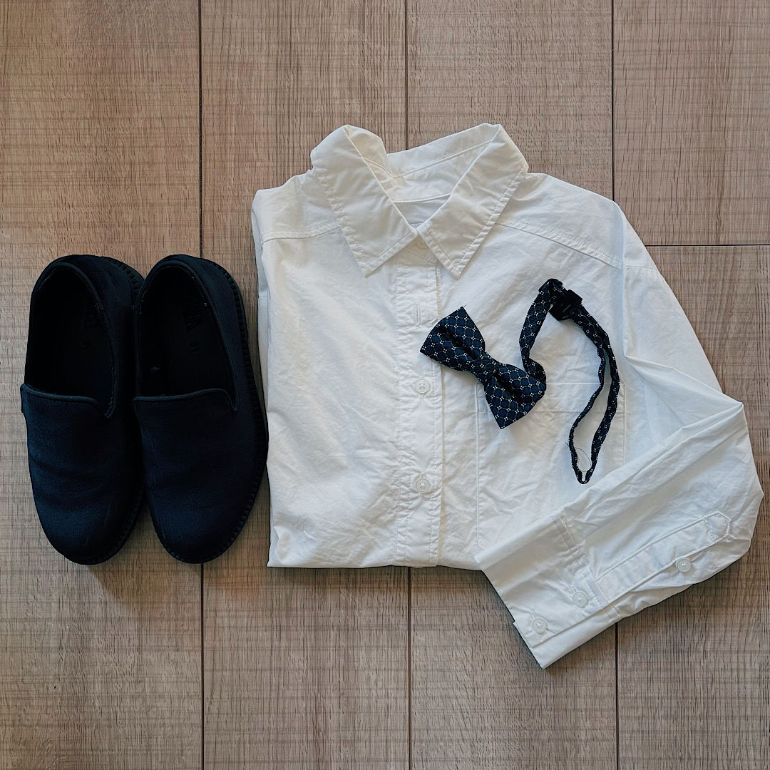 【卒園式コーデの選び方】子供はZARA KIDSで一式揃えたセレモニースタイル。小物も全部いっしょに揃えられて便利