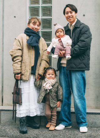 洗練アースカラーをシェア! プチプラMIXなファミリーコーデ