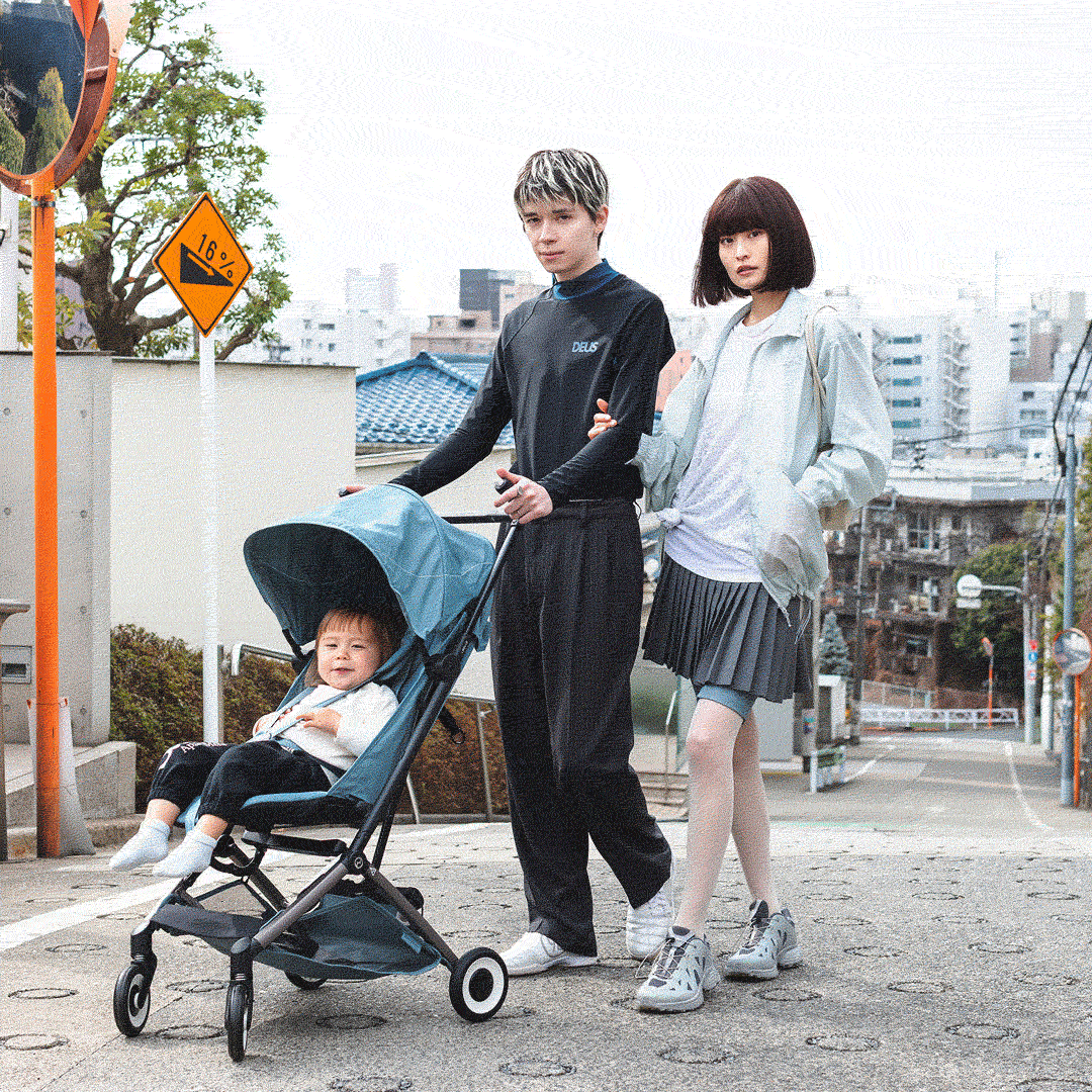 育児グッズもファッションの一部！【ベビーカー×春のファミリースタイル】