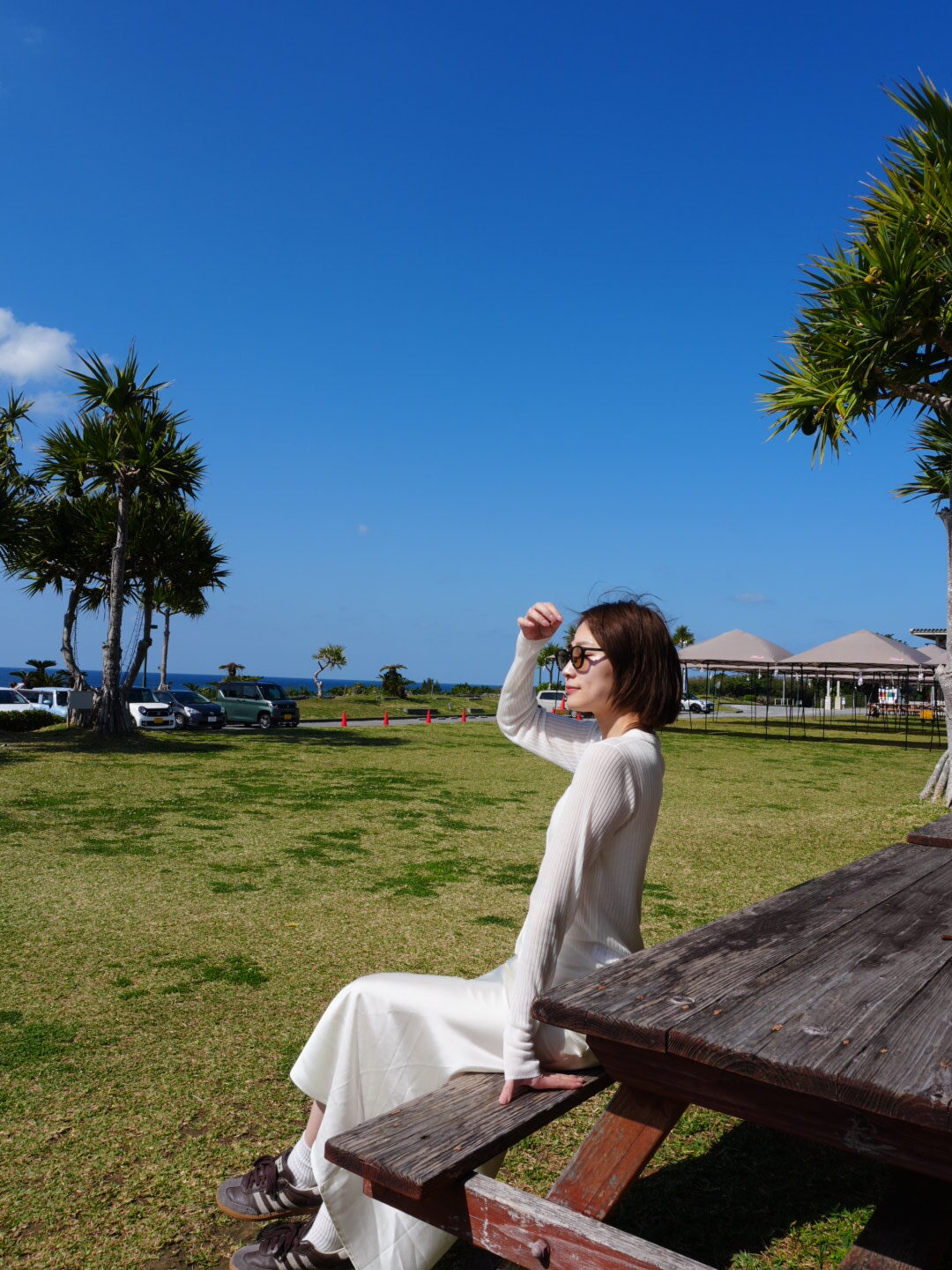 沖縄Gala青い海
芝生エリアは子どもが走り回れて気分転換に