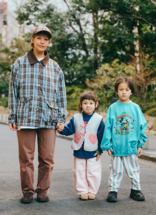 爽やか水色がキーカラー！ プチプラ上手な家族コーデ