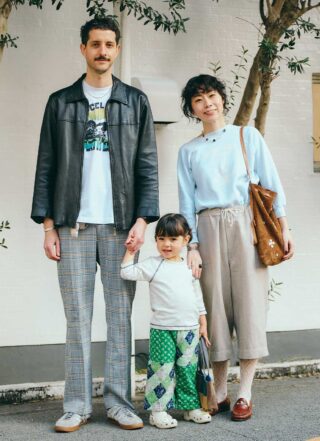 ヴィンテージMIXな家族コーデ！ お花モチーフ投入で春ムード